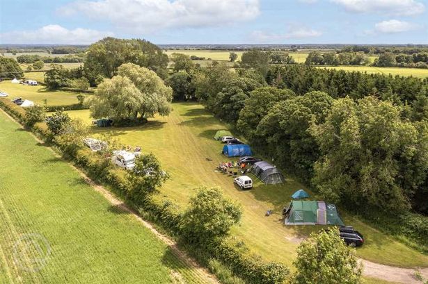 Lincolnshire Lanes campsite at East Firsby, Market Rasen