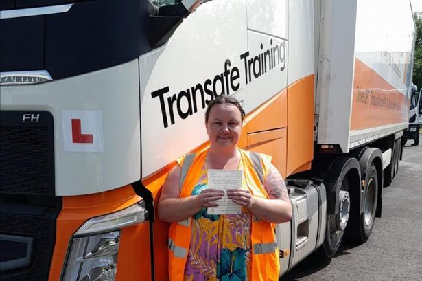 Stacey Pochert is just one of the students at the LGV Driver Academy in Immingham who have moved into employment